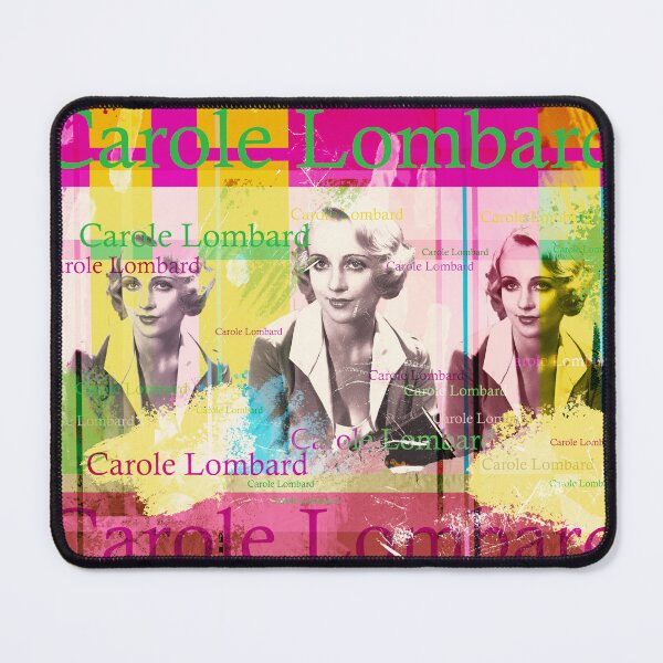 Item preview, who became known in the 1930s mainly for her roles in screwball comedies. The American Film Institute chose Lombard among the 25 largest female film legends in America.
The design by Mallybeau Mauswohn shows an aesthetic collage with a portrait of the a designed and sold by Mauswohn.