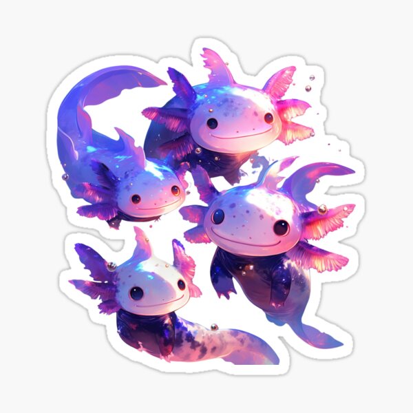 Item preview, Four axolotls designed and sold by SMARTKIT  DESIGNAGENCY.