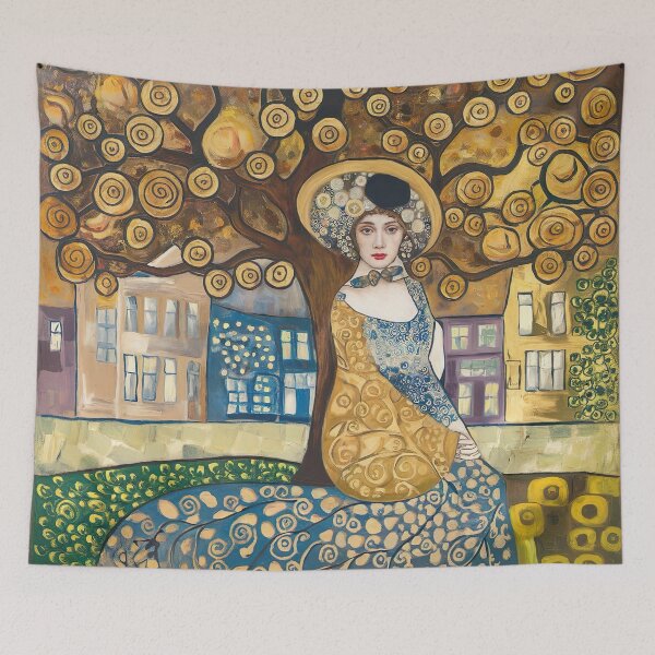 Item preview, Woman and Tree Inspired By Gustav Klimt designed and sold by Tamas Das.