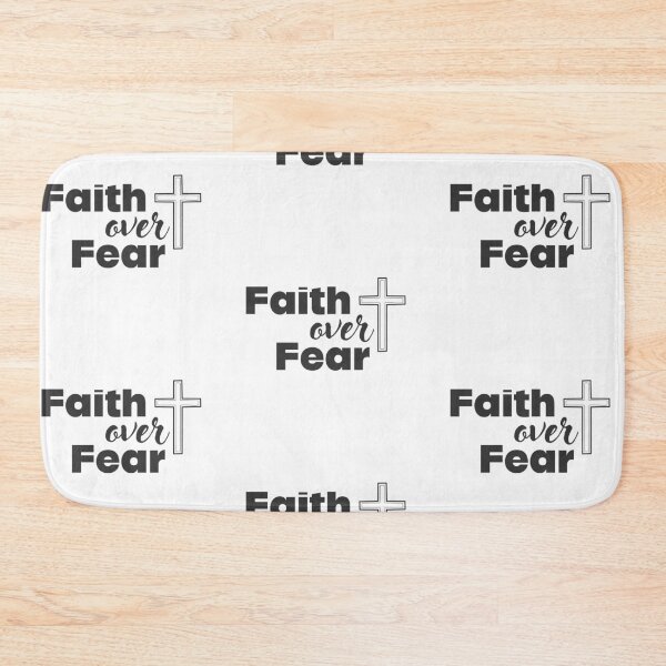 Item preview, Faith Over Fear – Christian Inspirational Quotes & Scripture Art designed and sold by CrossCrafted.