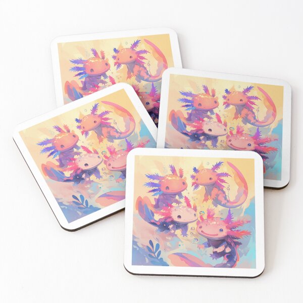 Item preview, Four axolotls designed and sold by SMARTKIT  DESIGNAGENCY.