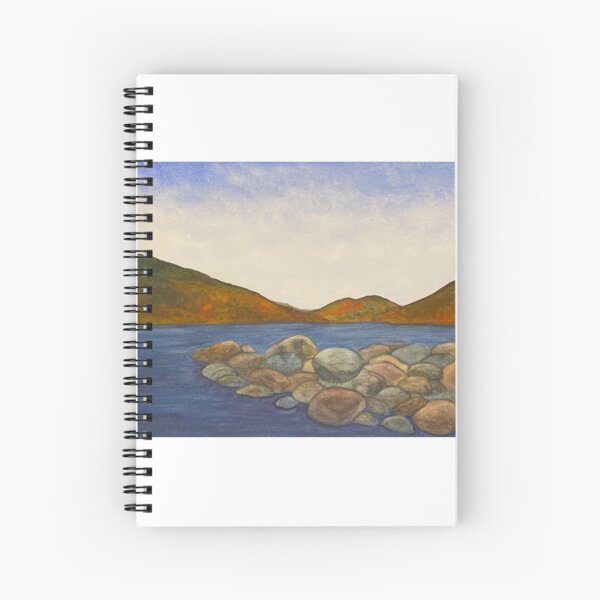Item preview, Jordan Pond in Fall designed and sold by Lisa Neuman Watercolors.