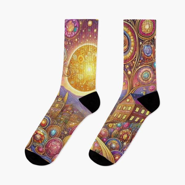 Artikelvorschau, Verträumtes, von Klimt inspiriertes Fantasiedorf entworfen und verkauft von Yves Artico.