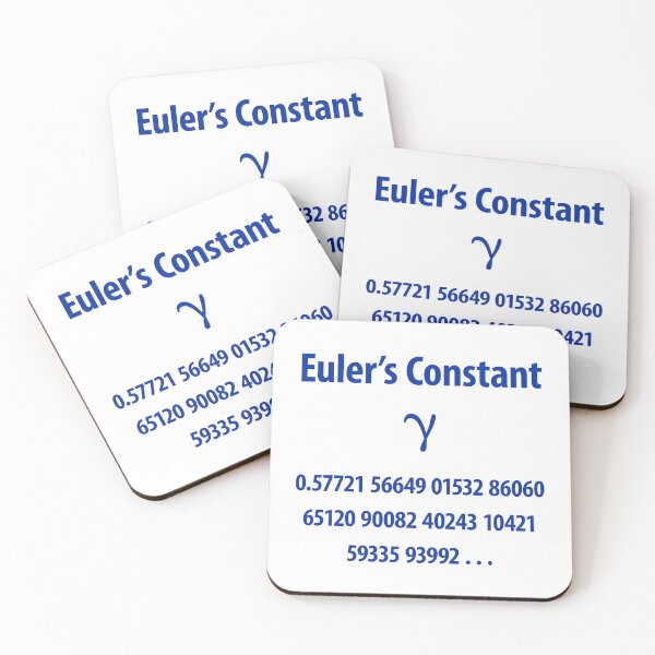 Item preview, Euler's Constant designed and sold by CharlottePlaceArt.