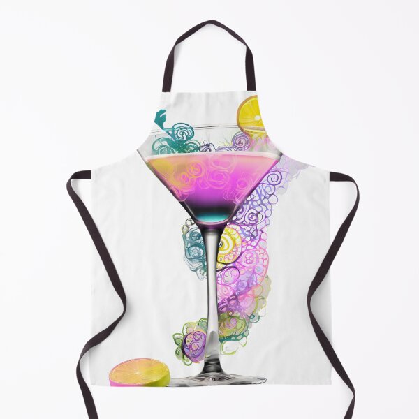 Item preview, Cocktail Glass Swirl Vibrant Art designed and sold by Shakesipserve.