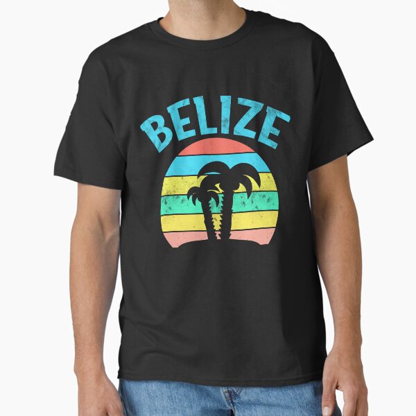 Item preview, BELIZE Summer Vacation Sunset Beach Palm Tree designed and sold by Carl's Clothing.