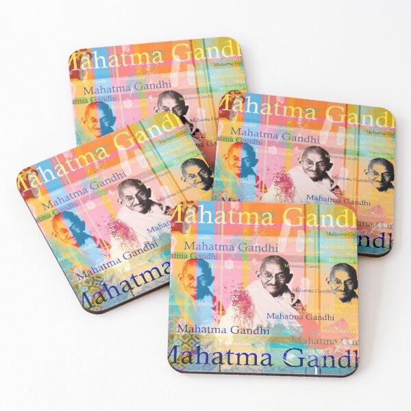 Item preview, Mahatma Gandhi, freedom fighter designed and sold by Mauswohn.