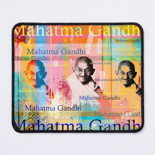 Item preview, Mahatma Gandhi, freedom fighter designed and sold by Mauswohn.