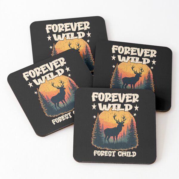 Item preview, FOREVER WILD FOREST CHILD hiking camping adventures in the wilderness nature lover designed and sold by Jt41.