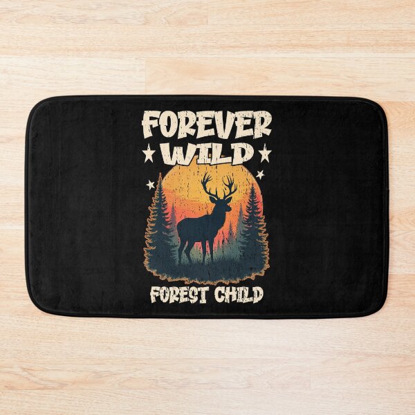 Item preview, FOREVER WILD FOREST CHILD hiking camping adventures in the wilderness nature lover designed and sold by Jt41.