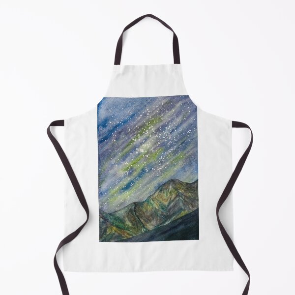 Item preview, Northern Lights at Obstruction Peak designed and sold by Lisa Neuman Watercolors.