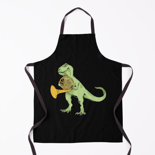Item preview, French Horn Player Dinosaur Kids Music French Horn designed and sold by DSWShirts.