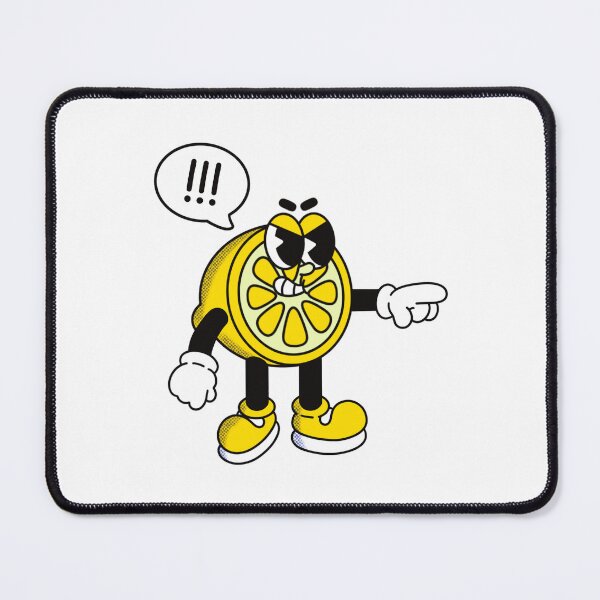 Item preview, Zesty Zeke - Angry Lemon Character Design designed and sold by yogiskencing.