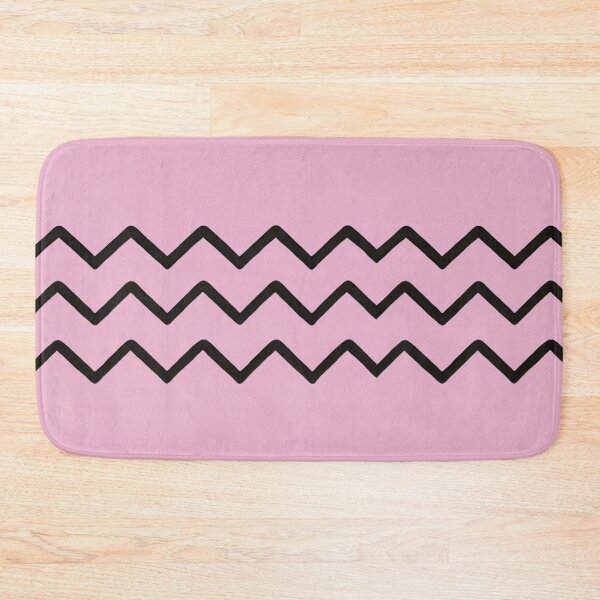 Item preview, Zigzag Chameleon Pattern (Mono - Dusty Pink Background) designed and sold by IskandarDesigns.