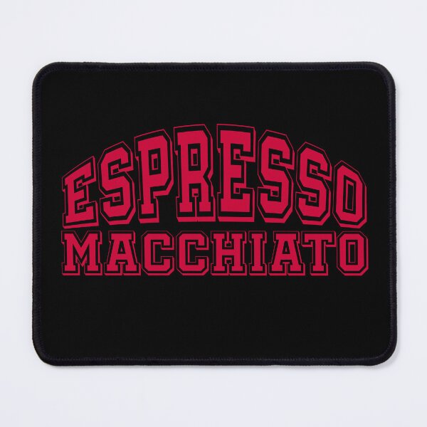 Item preview, Espresso Macchiato – Classic College Style Coffee Lover (Red) designed and sold by ShineEyePirate.
