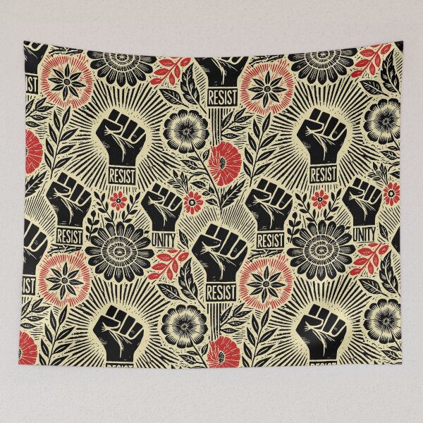 Item preview, Revolutionary Art | Protest Fist Print | Activist Resistance Design designed and sold by MindFulStudios.