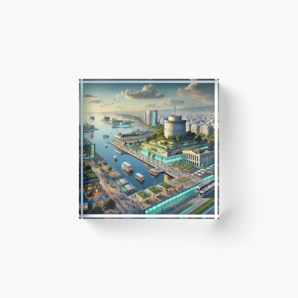 Item preview, Futuristic Cities - Thessaloniki designed and sold by Eric Nagel.