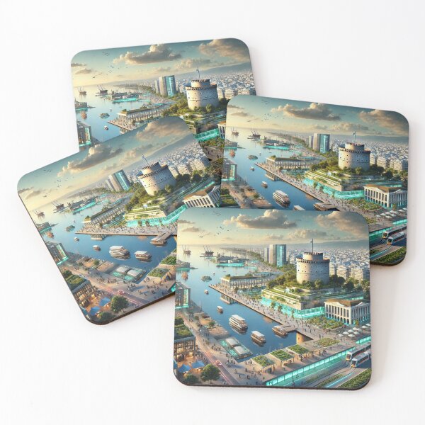 Item preview, Futuristic Cities - Thessaloniki designed and sold by Eric Nagel.