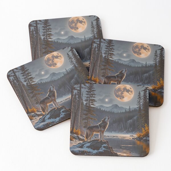 Item preview, Lonely Wolf Crying Out For Familial Comfort designed and sold by tobyheward.
