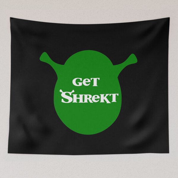 Item preview, SHREK - Get Shrekt (Minimalistic Silhouette Design) designed and sold by hungrypotatoe.