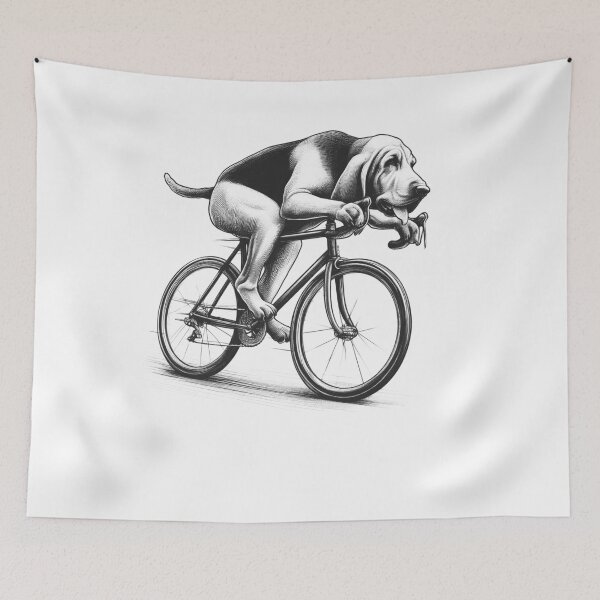 Item preview, Bloodhound Riding Bike designed and sold by Kimberley King Art  King Art.