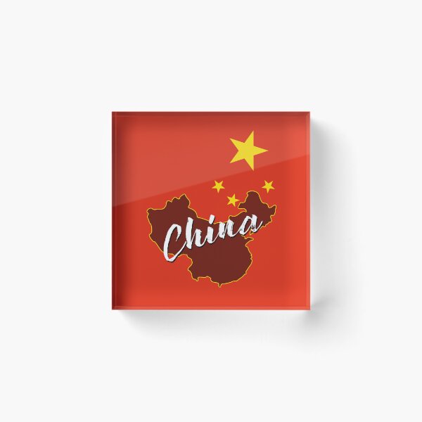 Item preview, China Map Wall Art, China Flag Decor, Patriotic China Art Print, Chinese National Pride, Custom China Map Poster, China Home Decor, China Flag Print designed and sold by emilypigou.