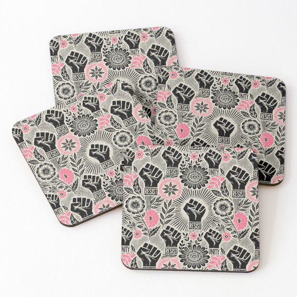 Item preview, Feminist Resistance Art | Unity Power Fist | Social Justice Design designed and sold by MindFulStudios.