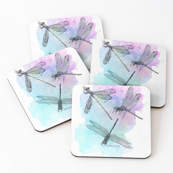 Item preview, Dragonfly Flurry- Golden Splash -small designed and sold by Wildcard-Sue.