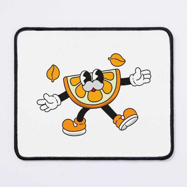 Item preview, Groovy Orange Slice - Playful Fruit Character Design designed and sold by yogiskencing.