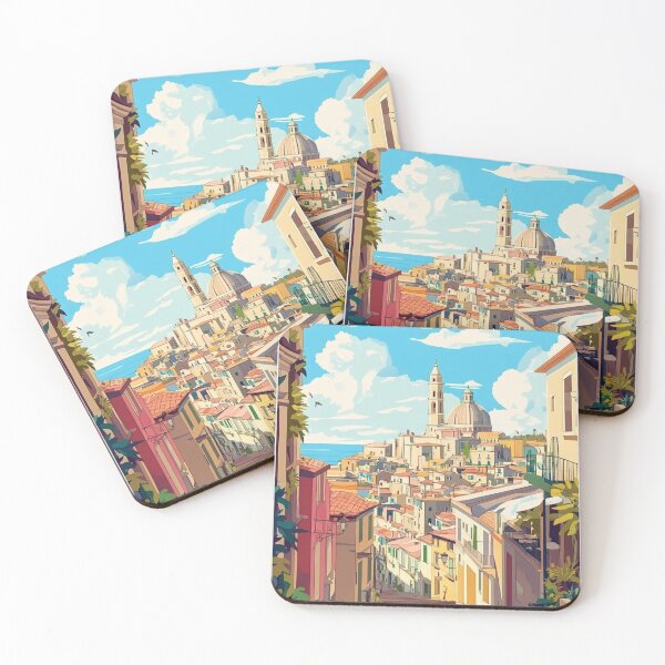 Item preview, Vintage Bari Travel Poster, Retro Italy Wall Art, Wanderlust Souvenir Gift, Perfect Souvenir Gift for Travel Enthusiasts, Italy Wall art for home decor, Bari print. Sticker designed and sold by Thegalleryshop1.