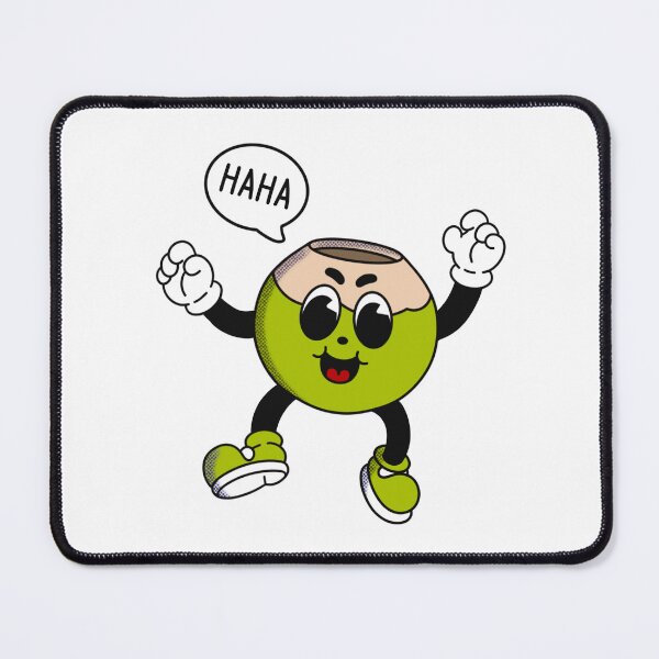 Item preview, Cheeky Coconut Chuckles - Fun Fruit Character Design designed and sold by yogiskencing.