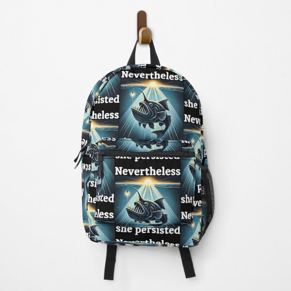 Item preview, Angler Fish nevertheless she persisted designed and sold by KillianGrantM.