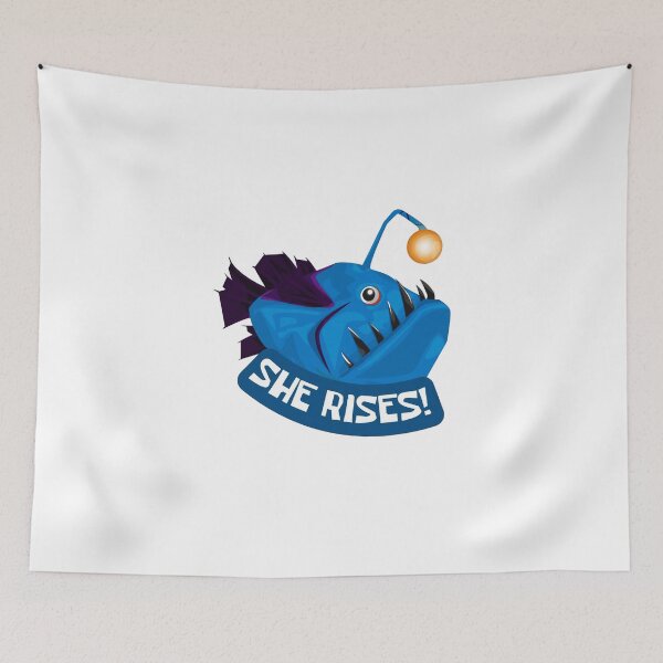 Item preview, She rises Angler Fish designed and sold by KillianGrantM.