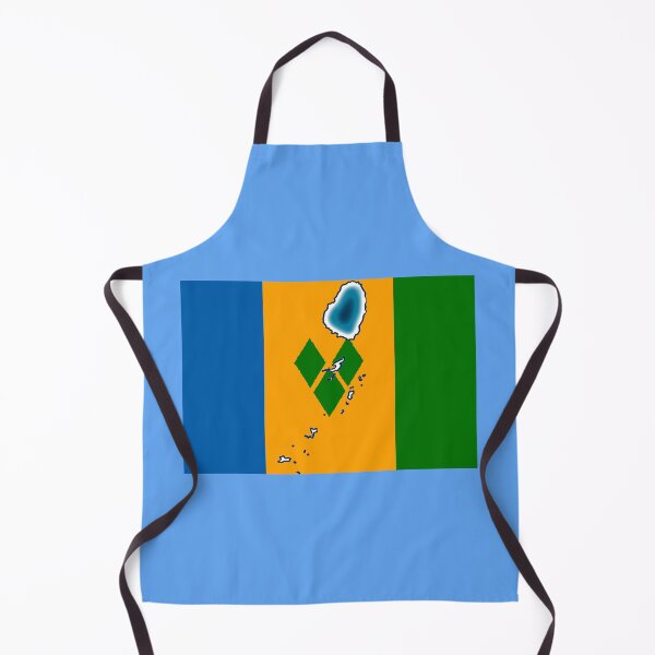 Item preview, St Saint Vincent & the Grenadines Flag with Map designed and sold by Havocgirl.