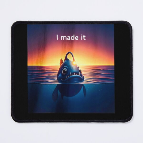 Item preview, Anglerfish Sees Light For the First Time designed and sold by KillianGrantM.