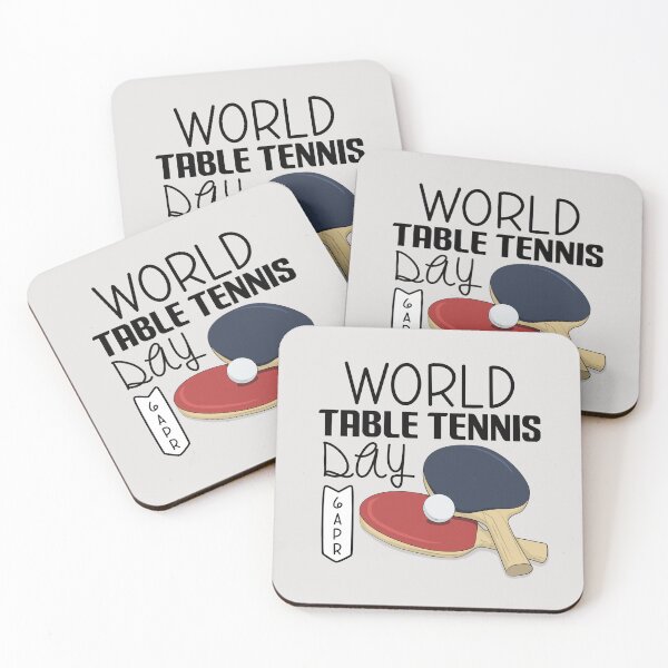 Item preview, 6 April World Table Tennis Day - Wacky Holidays designed and sold by ChemicalXShop.