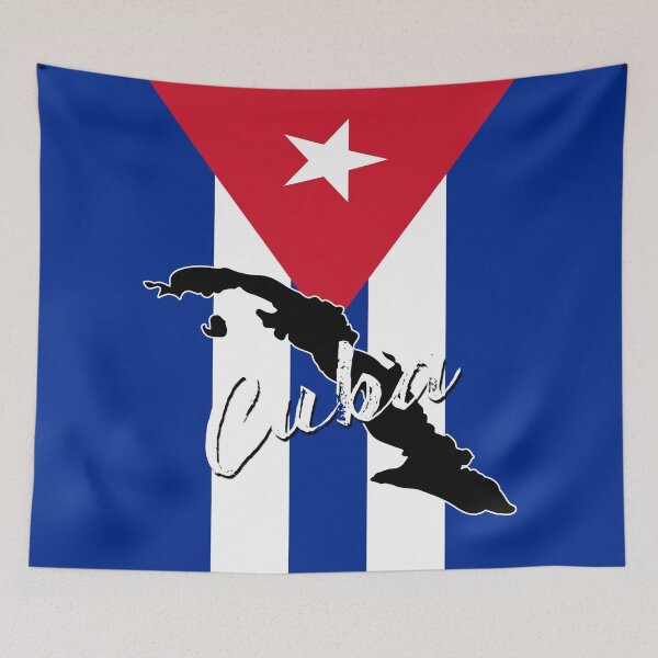 Item preview, Cuba Map with Cuban Flag, Patriotic Cuba Decor, Cuban Heritage Art, Cuba Pride Gift, Cuba Map Wall Art, Cuban Flag Decor, Caribbean Wall Art, Cuba Souvenir designed and sold by emilypigou.