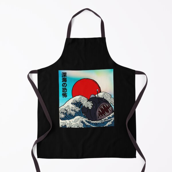 Item preview, Black Seadevil Anglerfish Japenese Wave, Angler Fish Tiktok Nevertheless she persisted designed and sold by KillianGrantM.