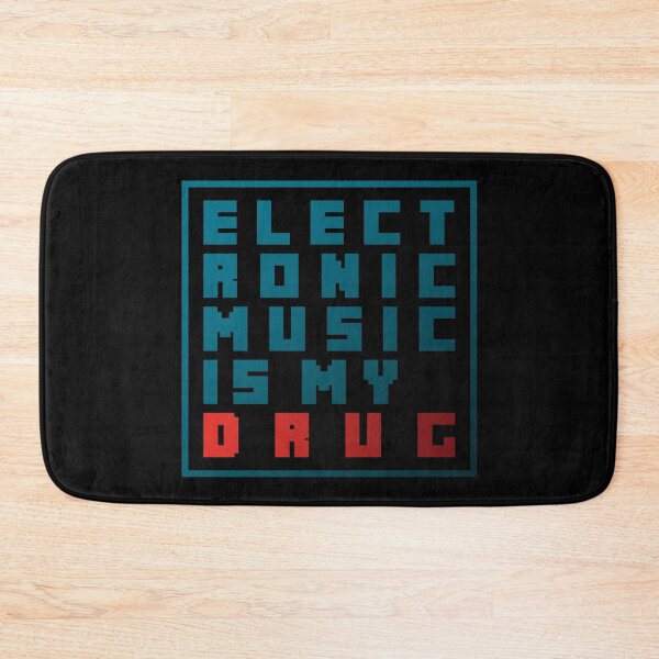 Item preview, Electronic Music is My Drug, electronic vibes, logo designed and sold by parissiArt.