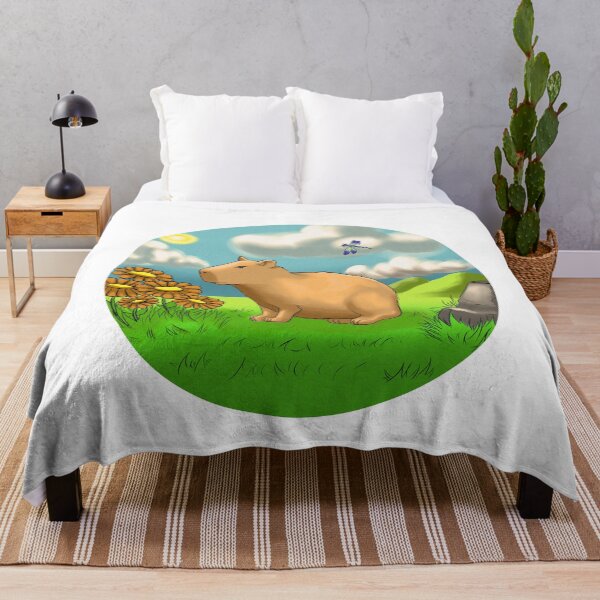 Aperçu de l'œuvre Capybara dans la nature créée et vendue par Wolfy's Whims.