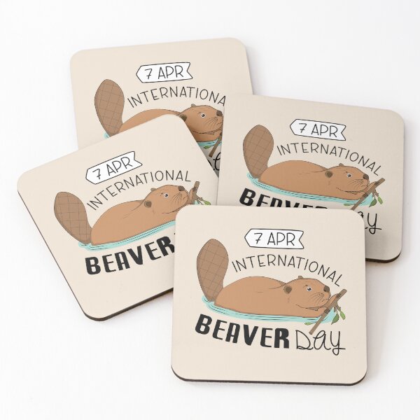 Item preview, 7 April International Beaver Day - Wacky Holidays designed and sold by ChemicalXShop.