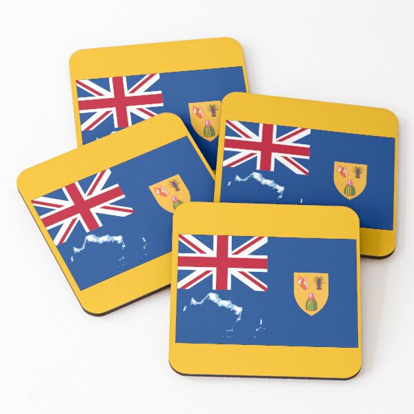 Item preview, Turks and Caicos Flag with Map of the Turks and Caicos designed and sold by Havocgirl.