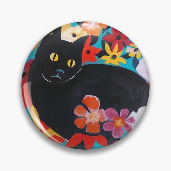Item preview, Black cat designed and sold by Aurora Art and Design.