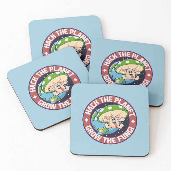 Item preview, Hack the Planet, Grow the Fungi designed and sold by Milena R..