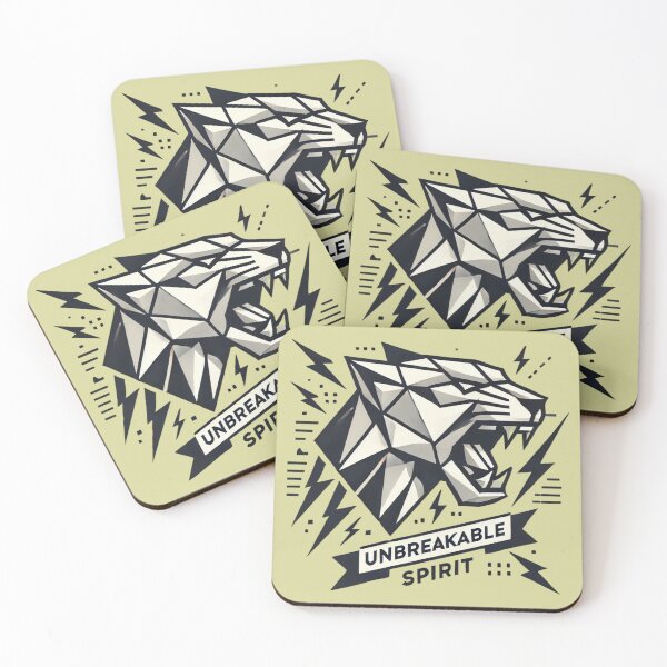 Item preview, Geometric Panther Roar designed and sold by Jomfy-Comfy.