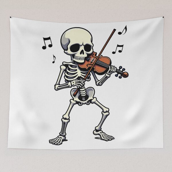 Item preview, Melody of the Beyond Skeleton Violinist designed and sold by Artbellachi.