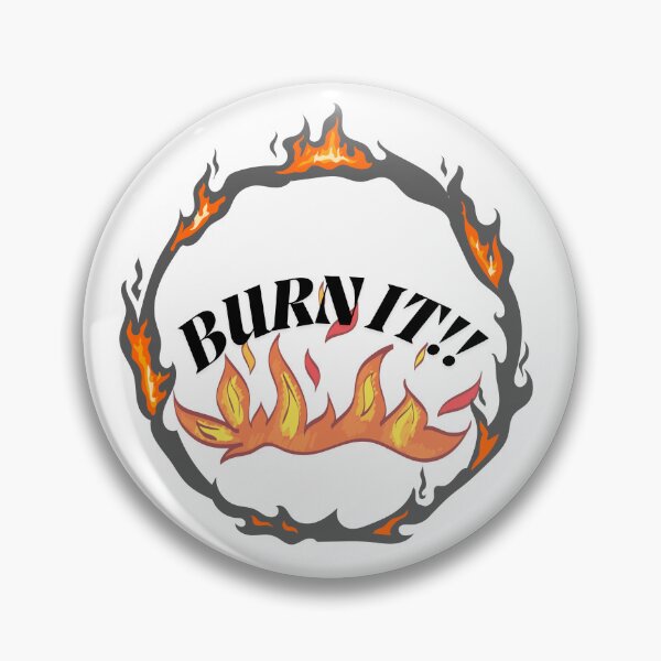 Item preview, Burn It!! | Bold Fire-Inspired Digital Art | Flaming Ring Design designed and sold by Kabootri.