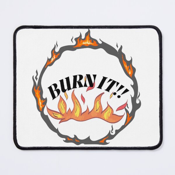 Item preview, Burn It!! | Bold Fire-Inspired Digital Art | Flaming Ring Design designed and sold by Kabootri.