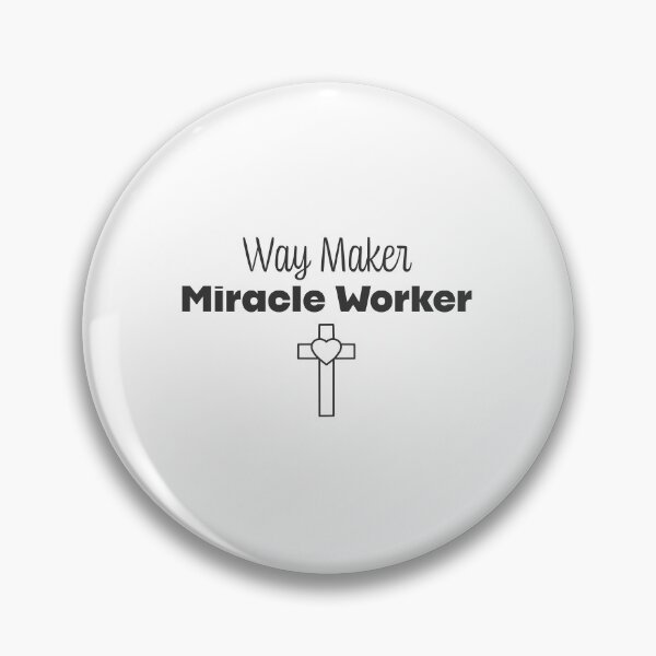 Item preview, Way Maker Miracle Worker – Christian Inspirational Quotes & Scripture Art designed and sold by CrossCrafted.