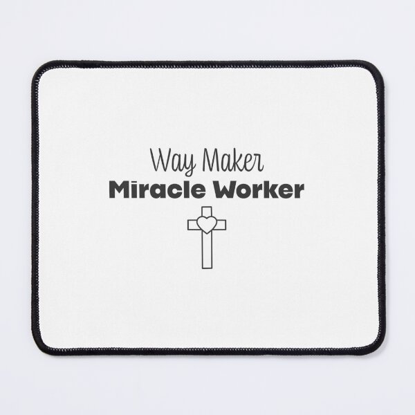 Item preview, Way Maker Miracle Worker – Christian Inspirational Quotes & Scripture Art designed and sold by CrossCrafted.